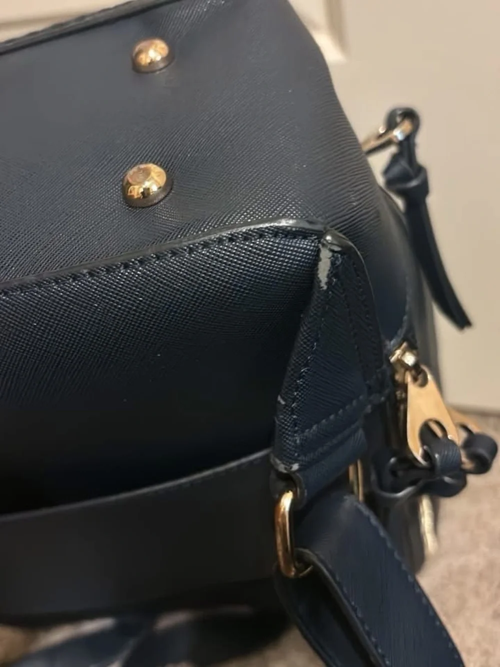 Calpak Leather Laptop Backpack